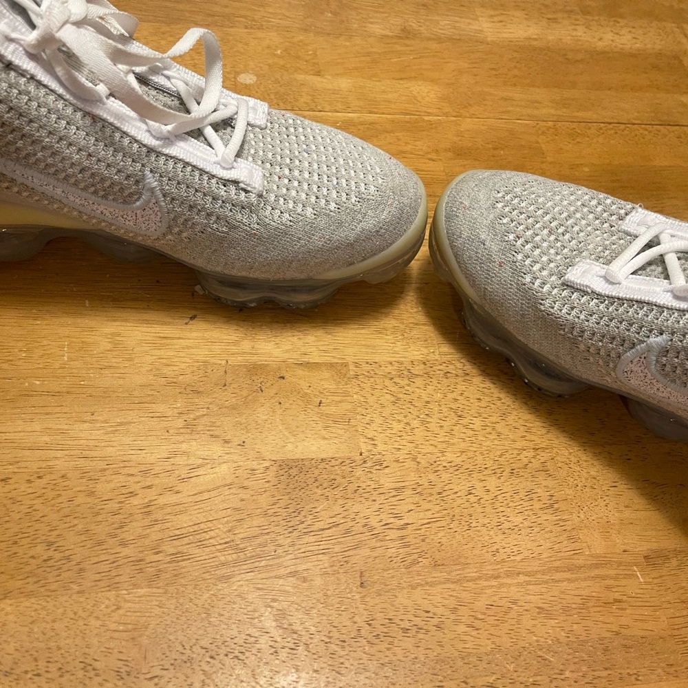 Nike Gray and White Sneakers